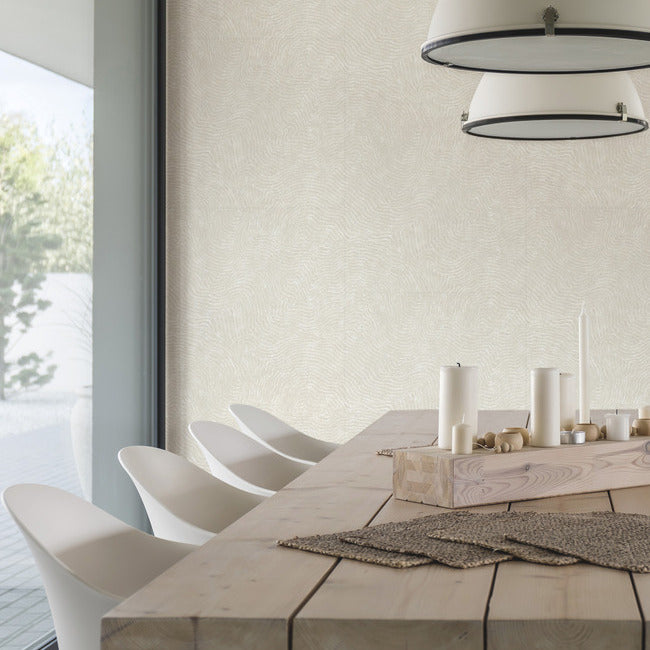 Modern Wood Wallpaper - White