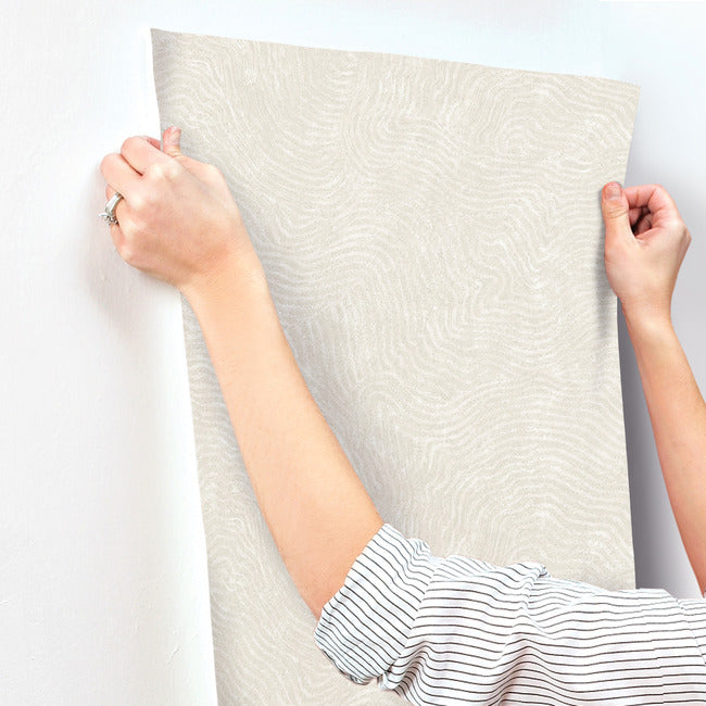 Modern Wood Wallpaper - White