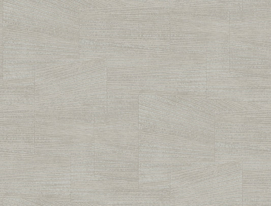 Higher Ground Geo Wallpaper- Stone Grey
