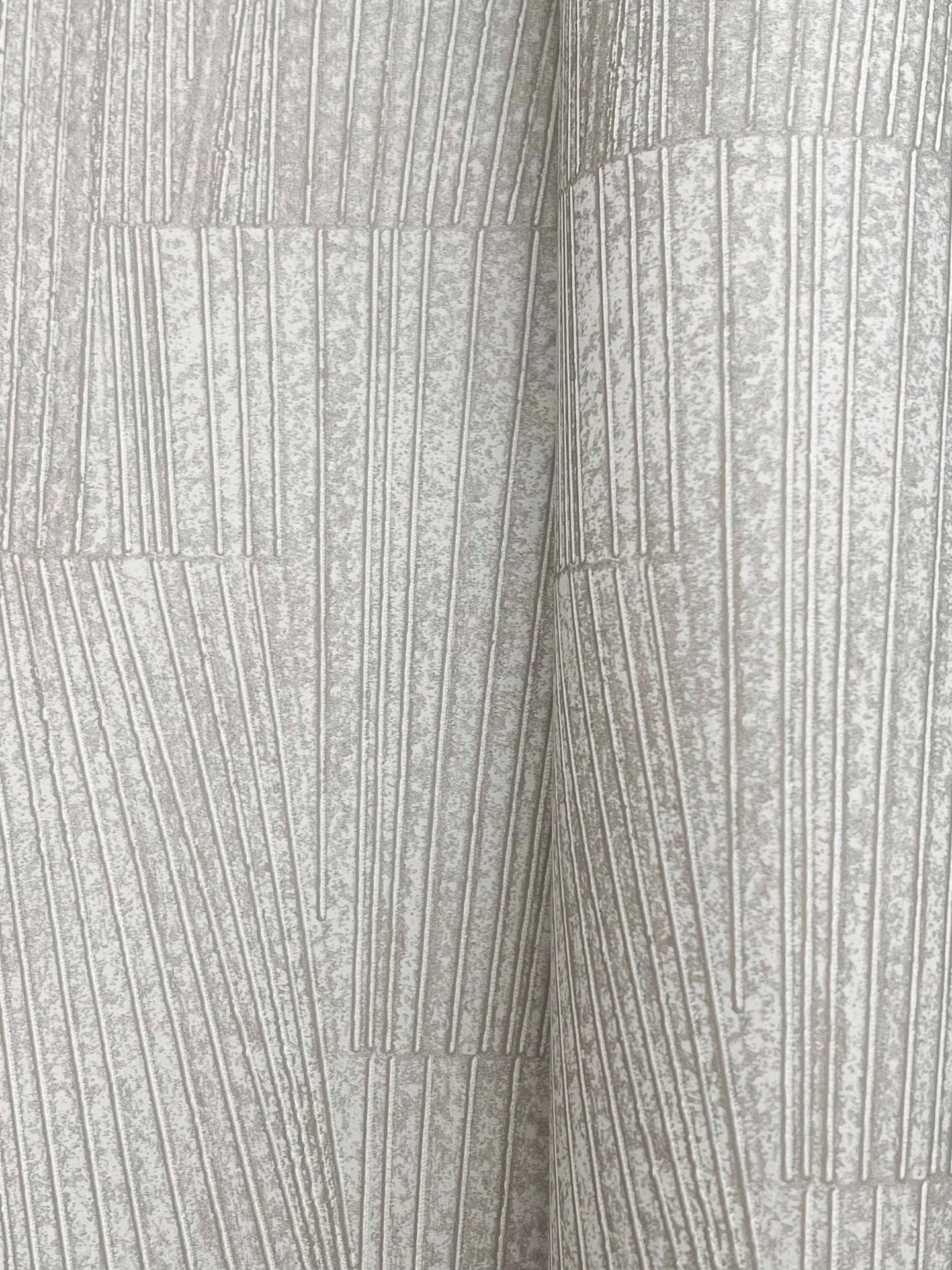 Higher Ground Geo Wallpaper- Stone Grey