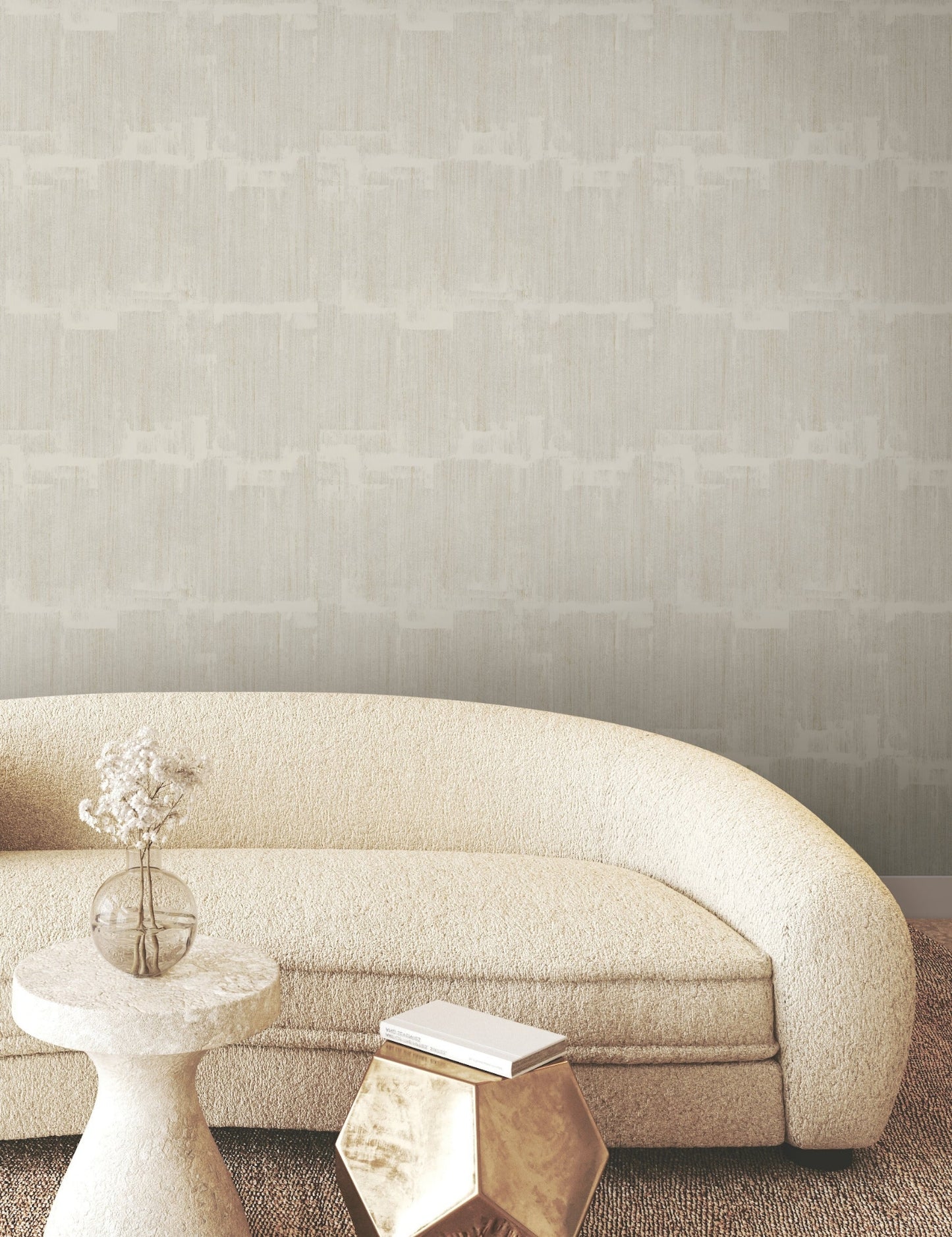 Rhythm and Rhyme Wallpaper- Taupe