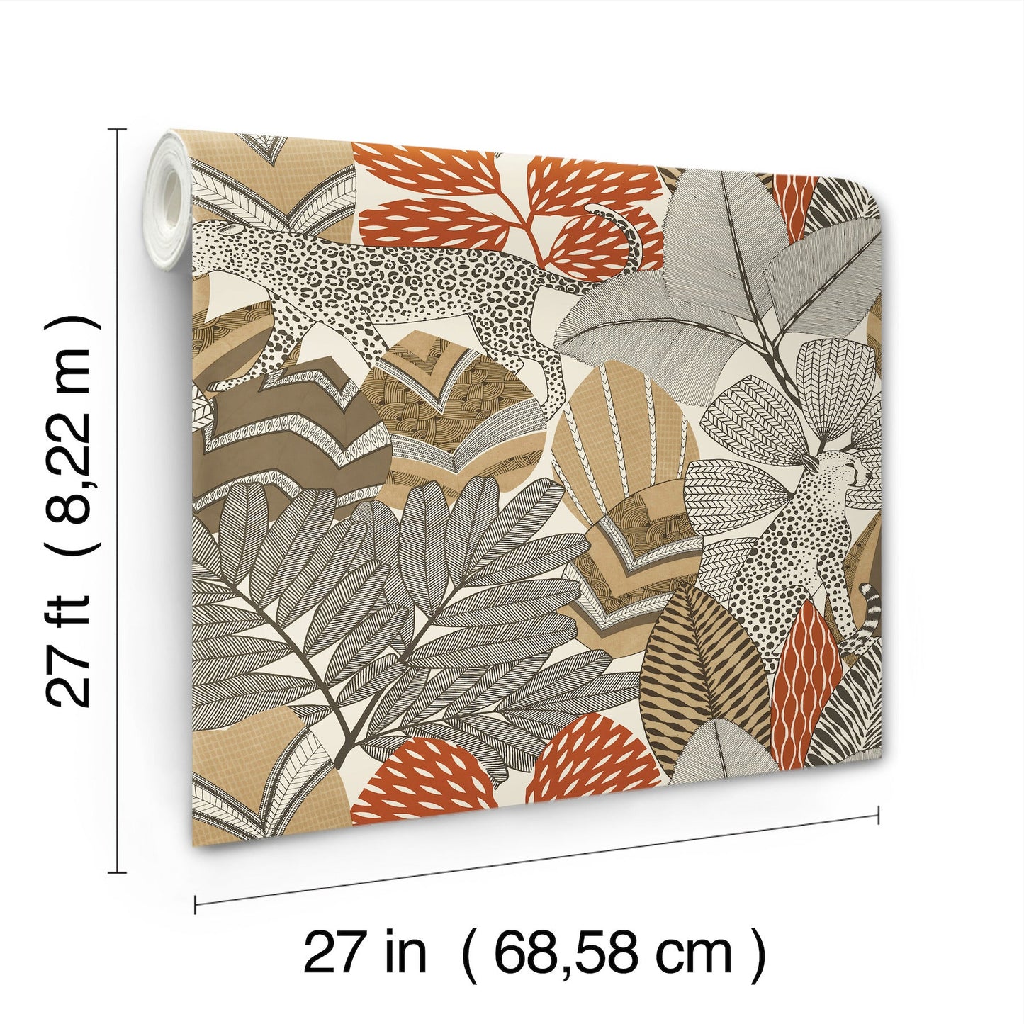 Namiri Ochre Wallpaper