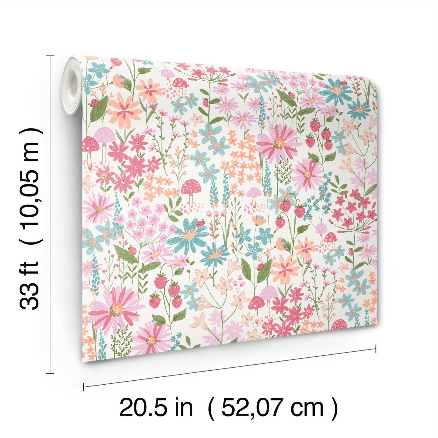 Flower Garden Pink Blossoms Wallpaper