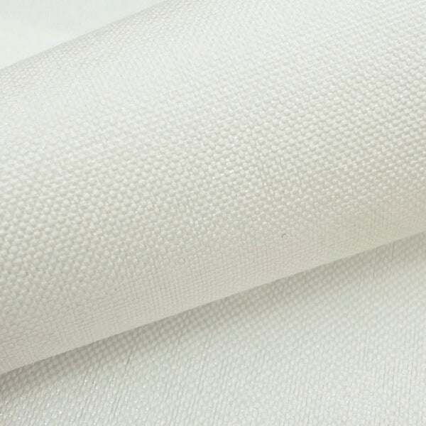 Hint Bright White York High Performance Textile Wallcovering