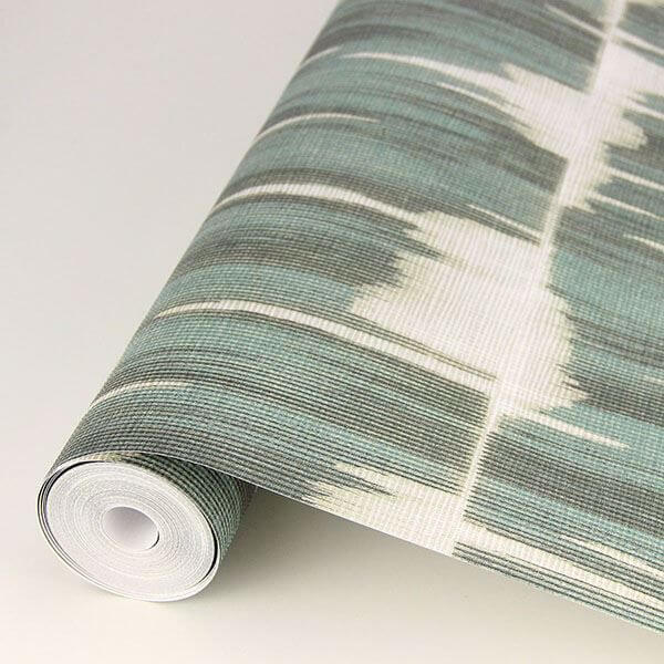 Serendipity Teal Shibori Wallpaper