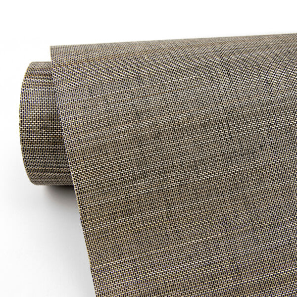 Nanking Brown Grasscloth Wallpaper
