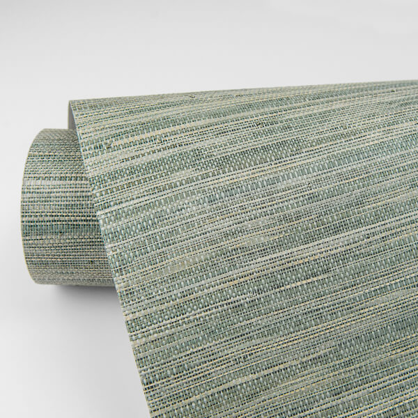 Batad Green Grasscloth Wallpaper
