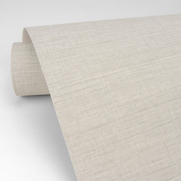 Essence Cream Linen Texture Wallpaper