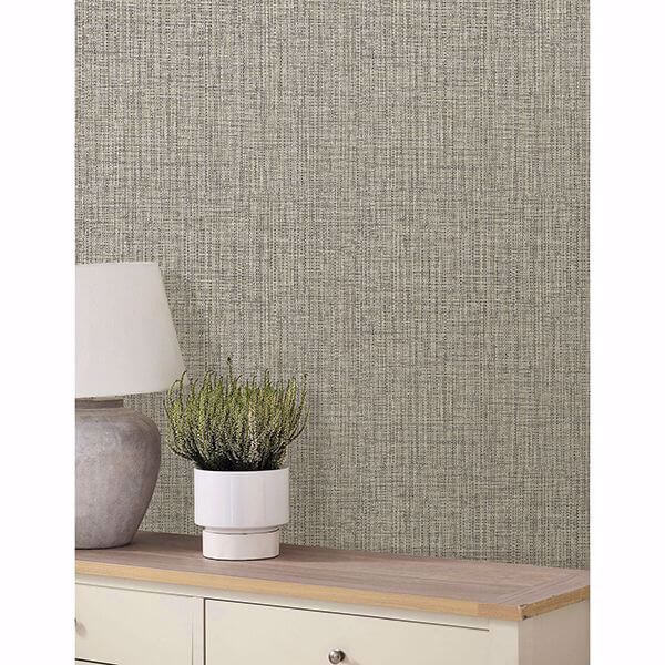 Rattan Coffee Woven Wallpaper