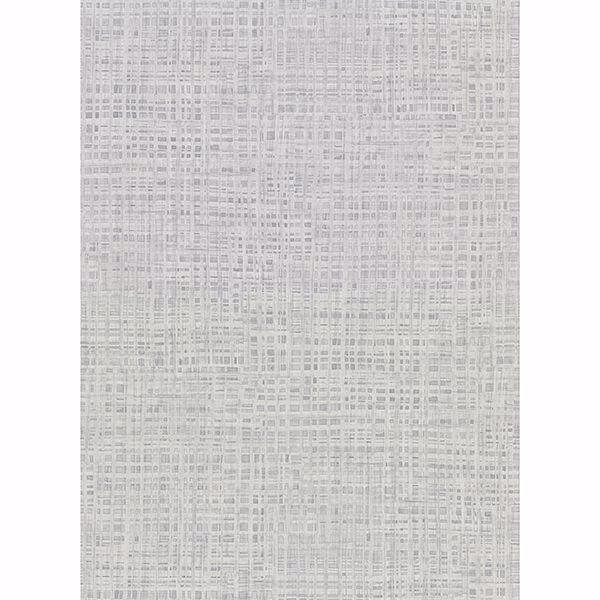 Montgomery Grey Faux Grasscloth Wallpaper
