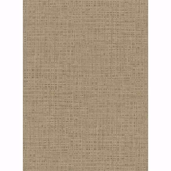 Montgomery Brass Faux Grasscloth Wallpaper