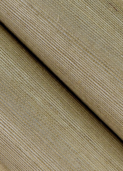 Galan Silver Sisal Grasscloth Wallpaper