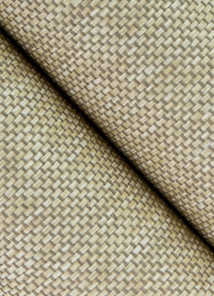 Gaoyou Light Grey Paper Weave Wallpaper
