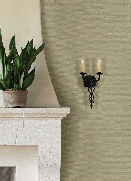Yanyu Sage Paper Weave Wallpaper
