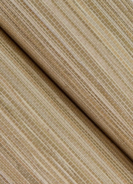 Zhilan Olive Grasscloth Wallpaper
