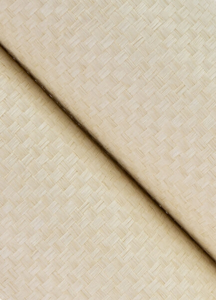 Peizhi Ivory Basketweave Wallpaper