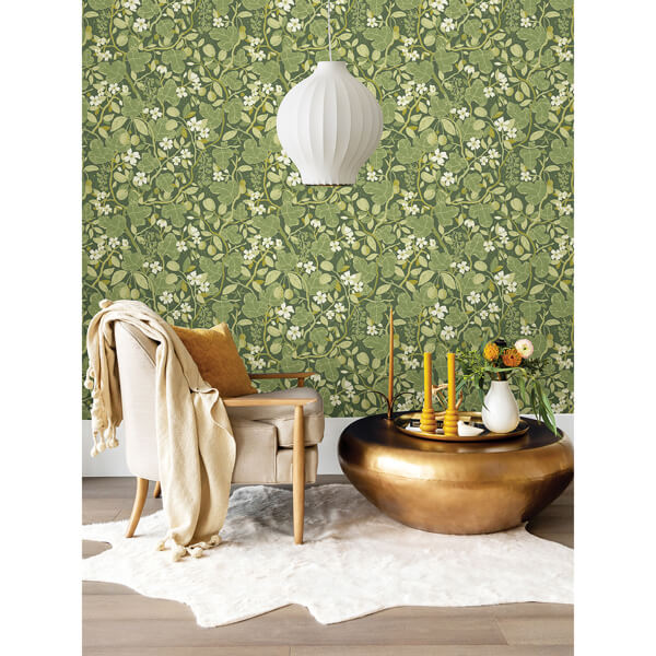 Ewald Green Garden Vines Wallpaper