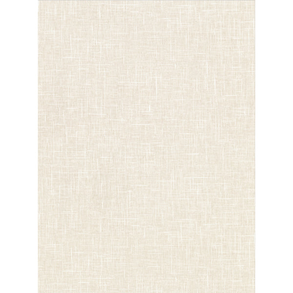Linville Beige Faux Linen Wallpaper