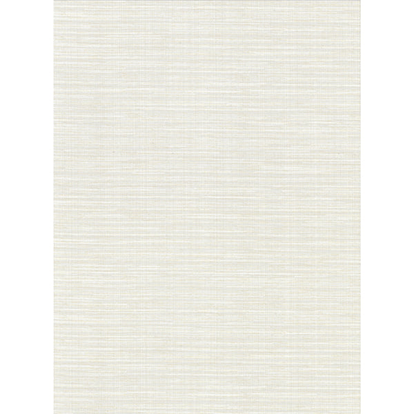Bay Ridge White Faux Grasscloth Wallpaper