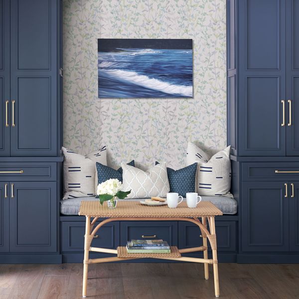 Thea Green Floral Trail Wallpaper