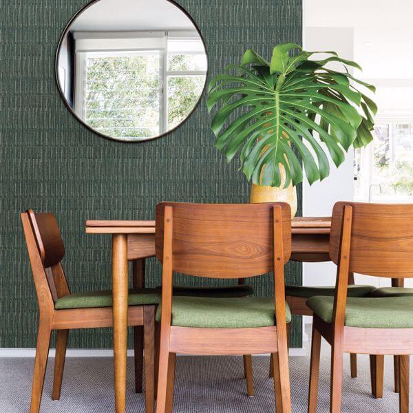 Brixton Green Texture Wallpaper