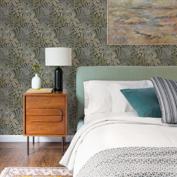 Sumner Brown Woodland Botanical Wallpaper