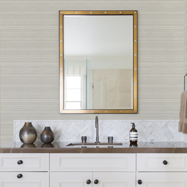 Skyler Light Grey Striped Wallpaper