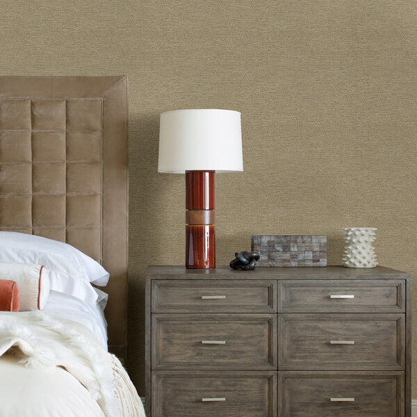 Jordan Gold Faux Tweed Wallpaper