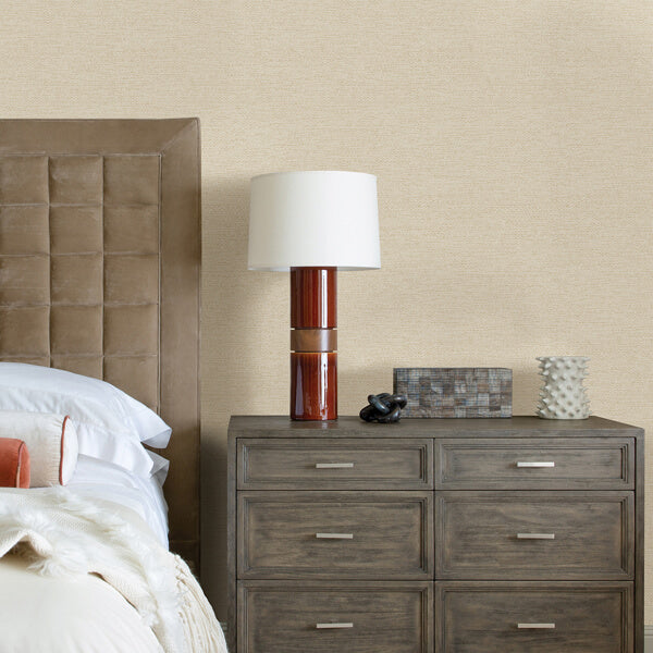 Jordan Cream Faux Tweed Wallpaper
