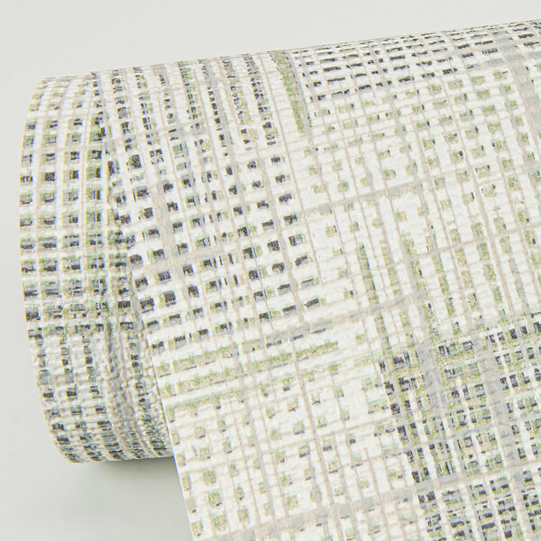 Ting Sage Lattice Wallpaper