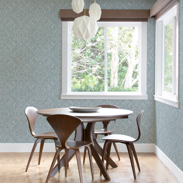 Felix Sky Blue Geometric Wallpaper