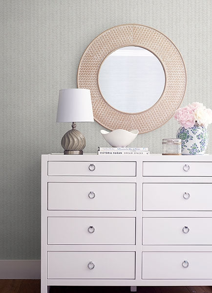 Saranyu Light Grey Petite Chevron Wallpaper