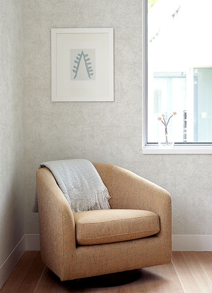 Kelui Silver Stucco Wallpaper