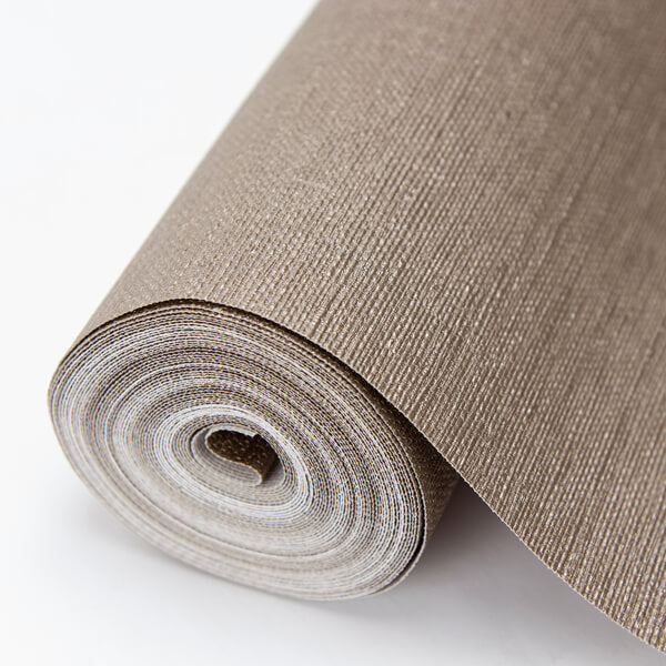 Aspero Copper Faux Grasscloth Wallpaper
