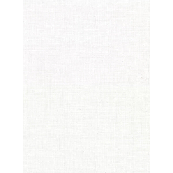 Upton White Faux Linen Wallpaper