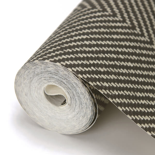 Graham Black Chevron Wallpaper