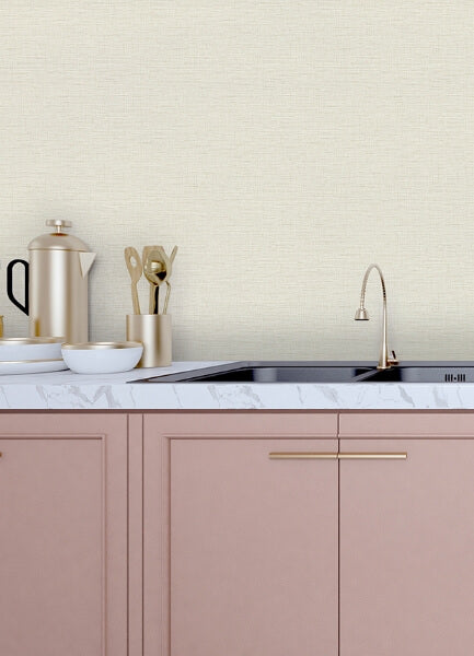 Salamander Wheat Woven Wallpaper