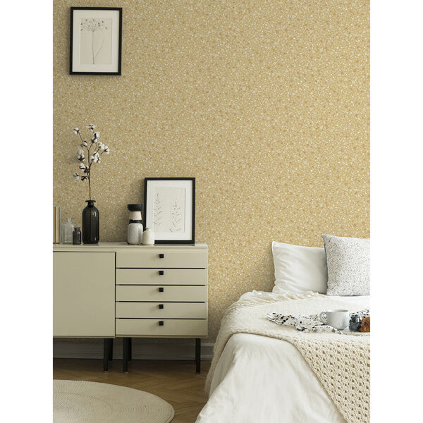 Hummelvik Yellow Daisy Trail Wallpaper