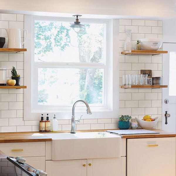 Freedom Off White Subway Tile Wallpaper