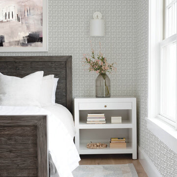 Jellia Beige Petal Geometric Wallpaper