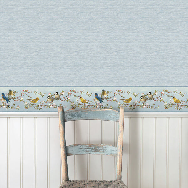 Songbird Sky Blue Trail Wallpaper