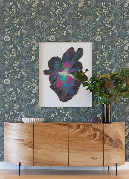 Marilyn Light Grey Floral Trail Wallpaper