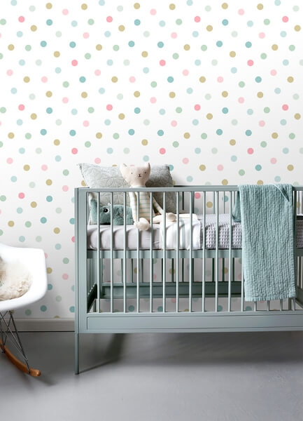 Jubilee Multicolor Dots Wallpaper