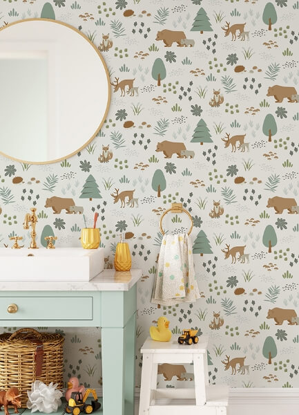 Finola Moss Bears Wallpaper