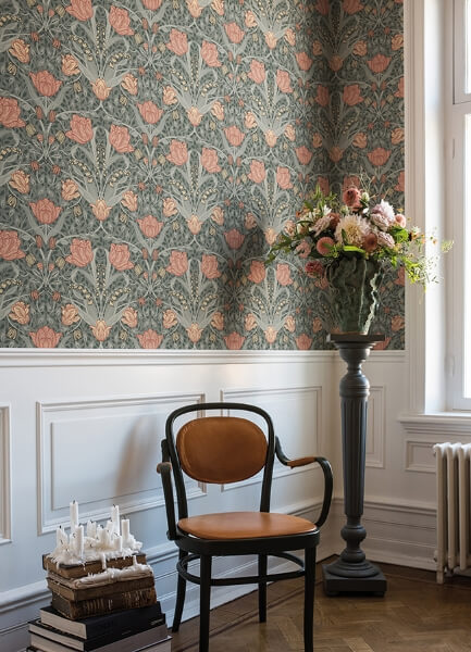 Fillippa Sage Tulip Wallpaper