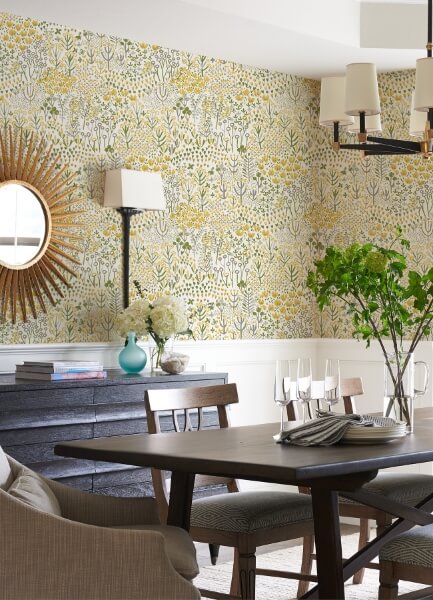 Chilton Yellow Wildflowers Wallpaper