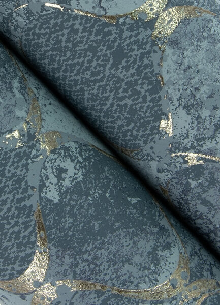 Pilak Blue Ogee Tile Wallpaper