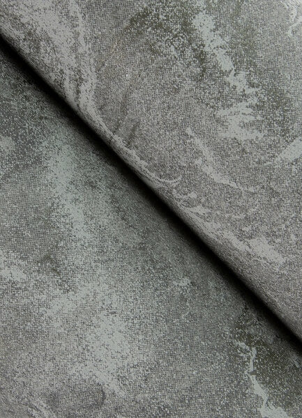 Meness Grey Metallic Marbling Wallpaper