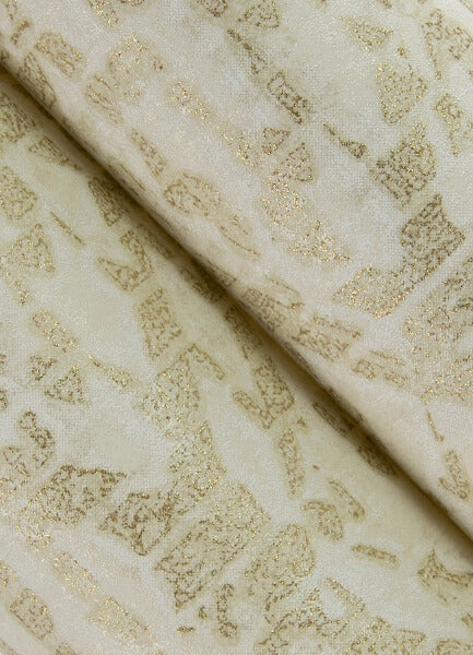 Helene Gold Glitter Geometric Wallpaper