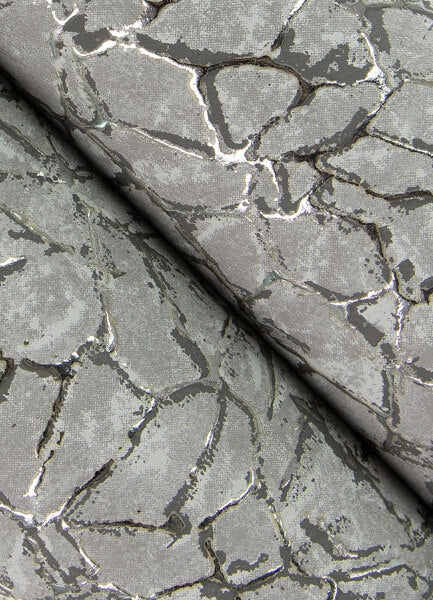 Soma Sterling Metallic Crackling Wallpaper